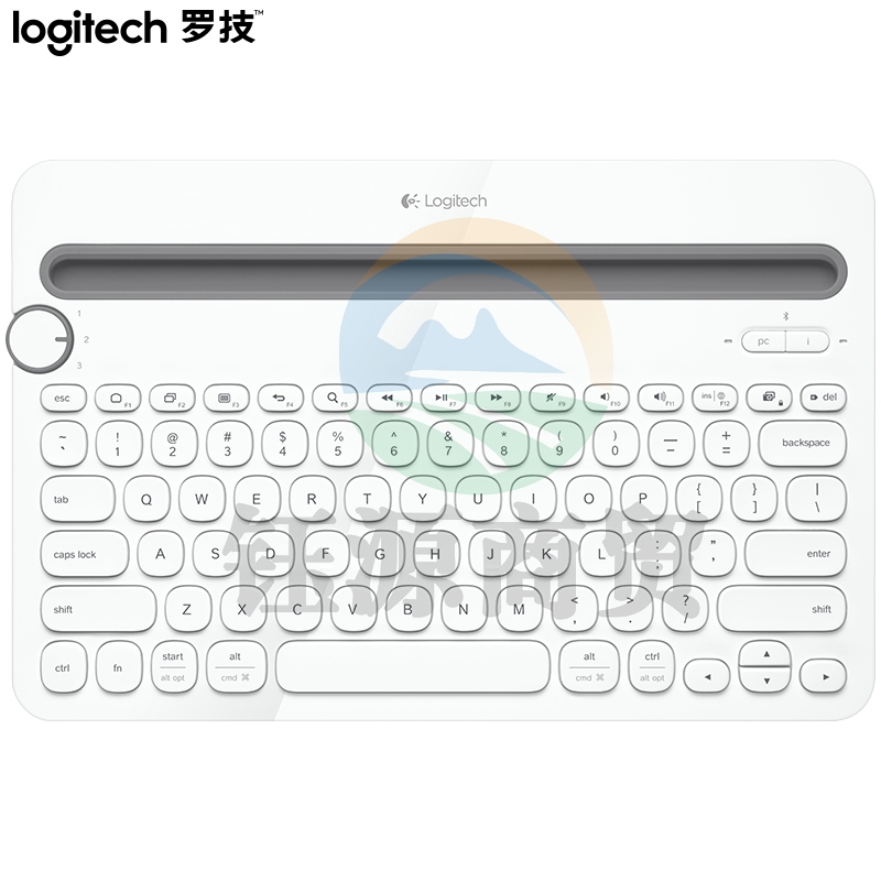 罗技K480 多功能蓝牙键盘(白色)