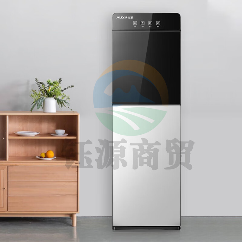 奥克斯（AUX）饮水机下置式家用立式温热型快速加热下置水桶饮水器YR-5-X-5银色冰温热