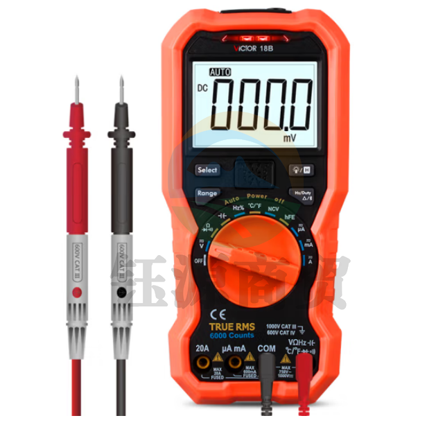 胜利仪器（VICTOR）VC18B 手机蓝牙万用表 数字高精度 全自动量程 智能万能表