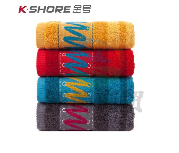 金号毛巾GA1106纯棉加厚吸水男女情侣洗脸巾柔软不掉毛擦脸面巾擦澡大毛巾-节日送礼团购94G（灰红蓝黄下单备注颜色）