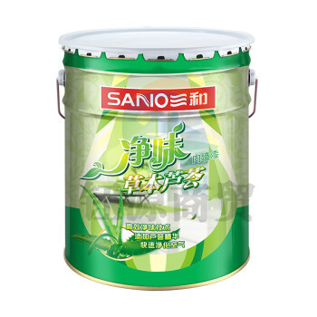 三和(SANVO)E20A-18-20 净味草本芦荟内墙乳胶漆 墙面漆20kg