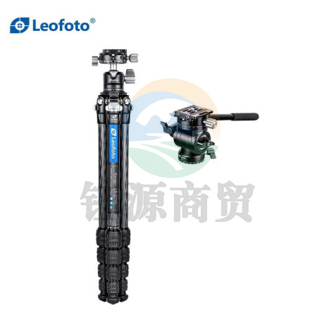 徕图（Leofoto）LS-225C+LH-25R+BV-1R单反微单相机摄影便携无中轴碳纤维三脚架双全景云台套装