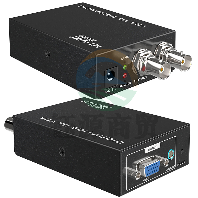 迈拓维矩MT-VS12 vga转sdi转换器音视频高清广播级中继环出3G/HD-SDI