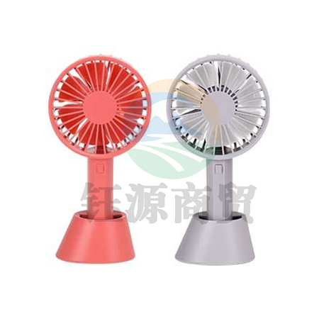 得力85806-便携风扇(1台/盒、内托保护) 红色灰色备注