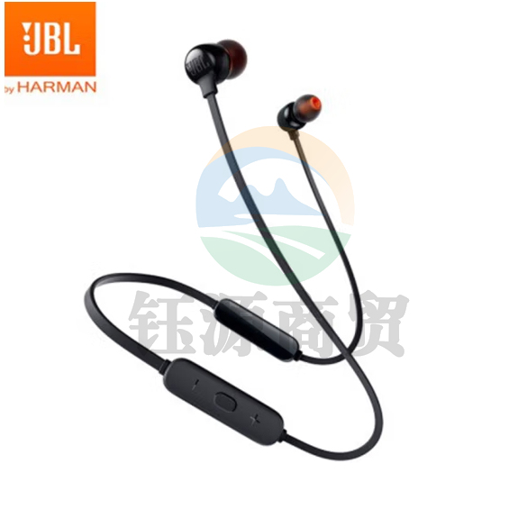 JBL T115BT 入耳式蓝牙无线耳机 手机通用 金属钛振膜 磁吸式带麦 黑色