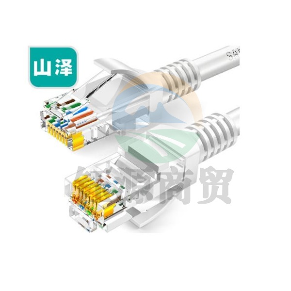 山泽(SAMZHE)ZW-015 超五类网线 CAT5e类高速百兆网线 1.5米 网线 贝吉色（10根起售）