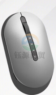 戴尔 (DELL) 戴记严选 无线鼠标 静音 蓝牙无线双模 笔记本台式电脑办公鼠标 MS4723D｜双蓝牙5.0｜银色 i2
