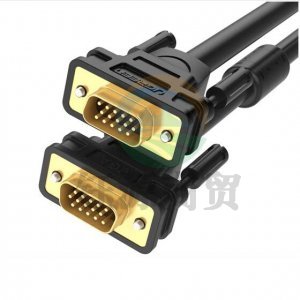 绿联 UGREEN 80788 VGA线3+6工程级连接线 VG101 公对公高清视频线 延长转接线 0.5米