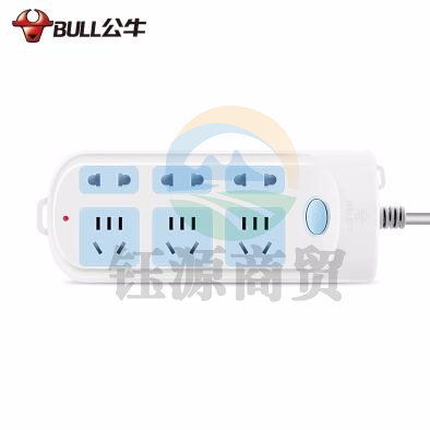 公牛 GN-609 3米线插排 多位插座