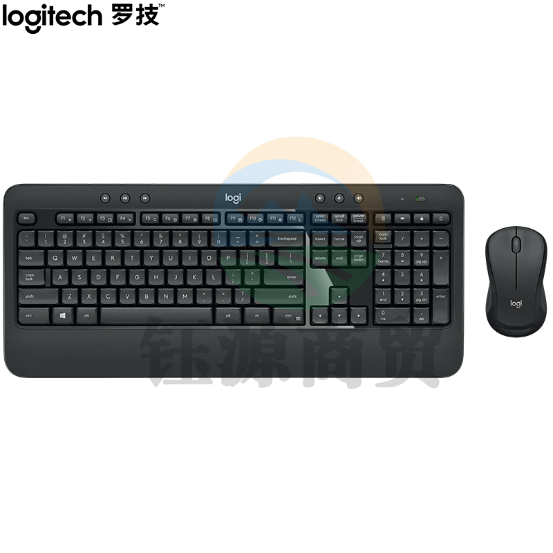 罗技（Logitech）MK540 无线键鼠套装 黑色 防泼溅 优联 舒适掌托 MK520升级版