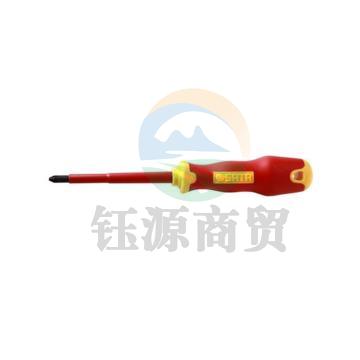 世达 61222 T系列双色柄十字形绝缘螺丝批#1*80mm（计价单位：个）