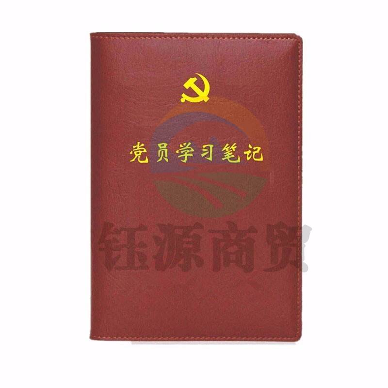 斯图 SITOO 党员学习笔记本 A5 单本装 棕色（个）