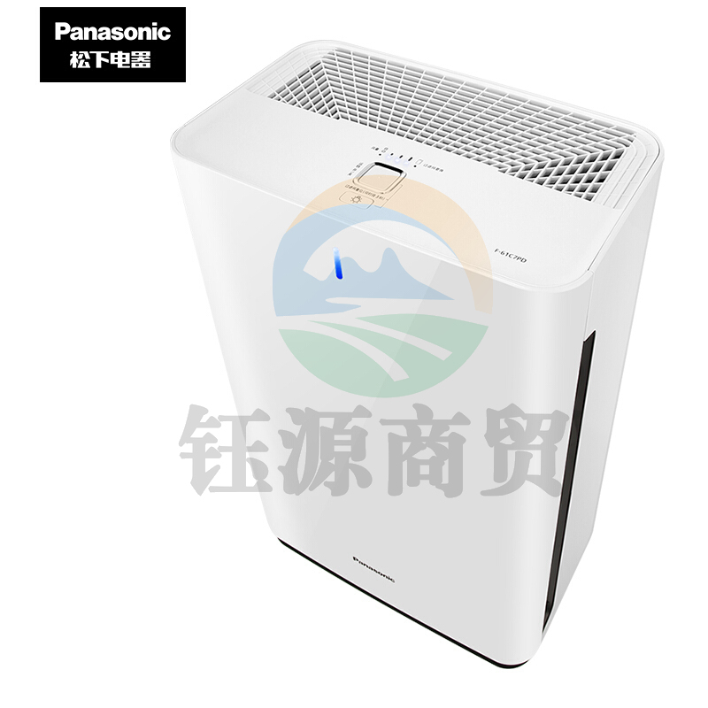 松下（Panasonic）空气净化器除甲醛家用 除过敏原 除细菌 除苯 除雾霾PM2.5二手烟 一键操控 F-61C7PD