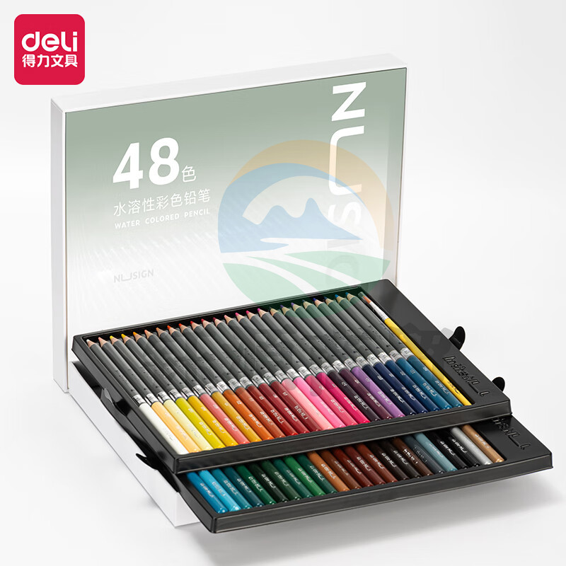 纽赛NS731-48纽赛水溶性彩铅(混)(48色/盒)