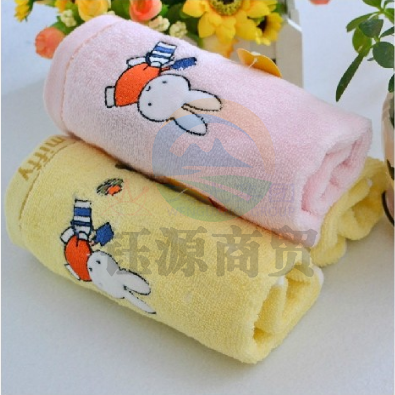 金号 MFT1055H 纯棉可爱米菲兔童巾儿童毛巾 48*25.5cm 颜色随机