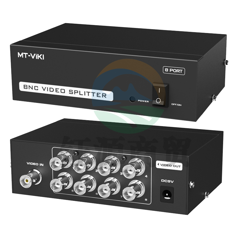 迈拓维矩MT-108BC bnc分配器一分八高清监控视频摄像头分配器1进8出