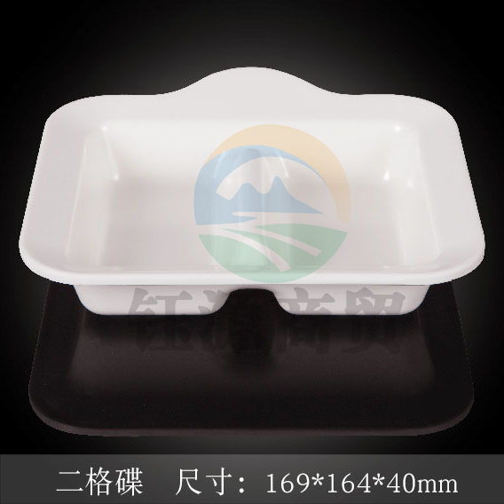 台顺密胺餐具1717-2 二格碟5个起售