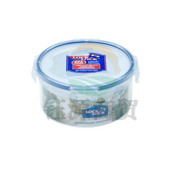 乐扣乐扣HPL933 圆形塑料保鲜盒600ml干果密封五谷杂粮收纳谷物盒