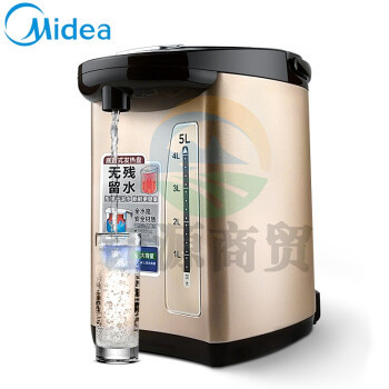 美的(Midea)电热水瓶 PF709-50T 304不锈钢热水瓶5L多段温控实时温度显示