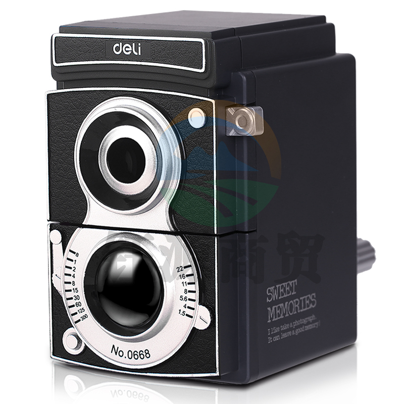 得力0668光影削笔机(黑)(只)