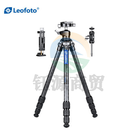 徕图（Leofoto）LS-224C+LH-25R+AM-1+PC-90II单反微单相机摄影便携无中轴碳纤维三脚架云台套装