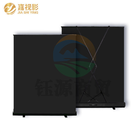 嘉视影绿幕抠像布直播背景地拉幕布免安装便携网红演播室户外拍照手提升降摄影布纯色3.5米宽*2.5米高黑色