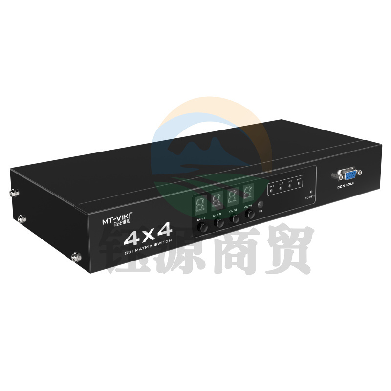 迈拓维矩SDI4x4 sdi矩阵切换器4进4出高清监控音频视频广播矩阵四进四出