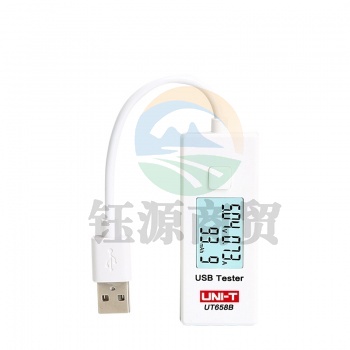优利德（UNI-T）UT658B USB充电检测仪 充放电测试仪 充电宝手机电脑电压电流容量测试仪
