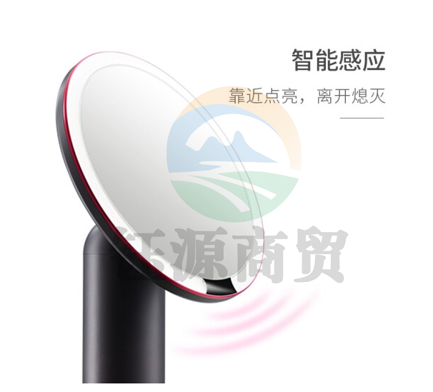 AMIRO AML005 化妆镜带灯 LED日光梳妆镜补光 智能便携桌面美妆镜