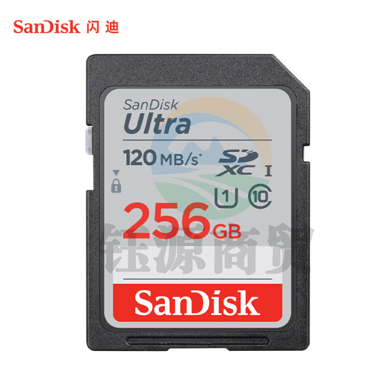 闪迪(SanDisk)256GB SD存储卡 C10 至尊高速版内存卡SDSDUNR-256G-ZN6IN  读速120MB/s SDSDUNR-256G-ZN6IN