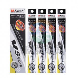 晨光 MG6149 中性替芯考试必备葫芦头 黑0.5 20支装