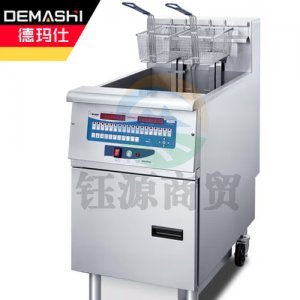 德玛仕 DEMASHI NTP18EF 电炸炉 商用 小吃油炸锅油炸机 油条薯条炸串机 重型立式 可选配滤油 单槽