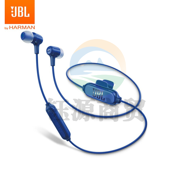 JBL E25BT入耳式耳机 无线蓝牙耳机 运动耳机+音乐耳机 苹果安卓通用 妖姬蓝