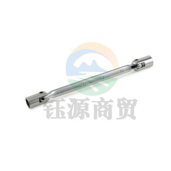 世达（SATA）47501 全抛光双头角度套筒扳手8x9MM