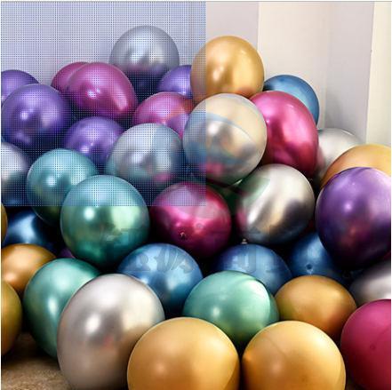 千漫装饰气球浪漫金属色气球（100个起售）