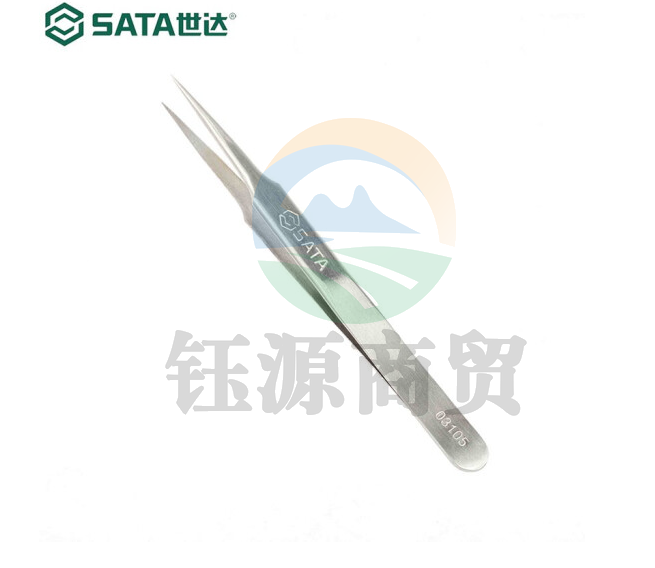 世达（SATA) 03105 微尖头镊子115MM