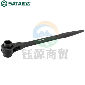 世达（SATA）47313 双口尖尾棘轮扳手19x22MM