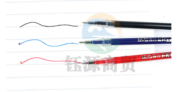 晨光 AGR65234 速腾中性笔替芯 0.5mm半针管水笔芯 红色 20支/盒