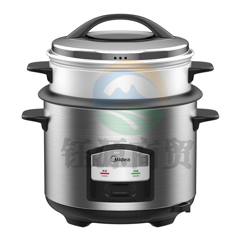 美的（Midea）MG-AFG6570  电饭煲  安全防干烧  加高蒸屉  金属机身  6.5L容量