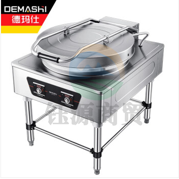 德玛仕 商用电饼铛 大型双面加热 自动电热大号烤饼炉 烙饼机YCD60-A 380V电压65公分盘面