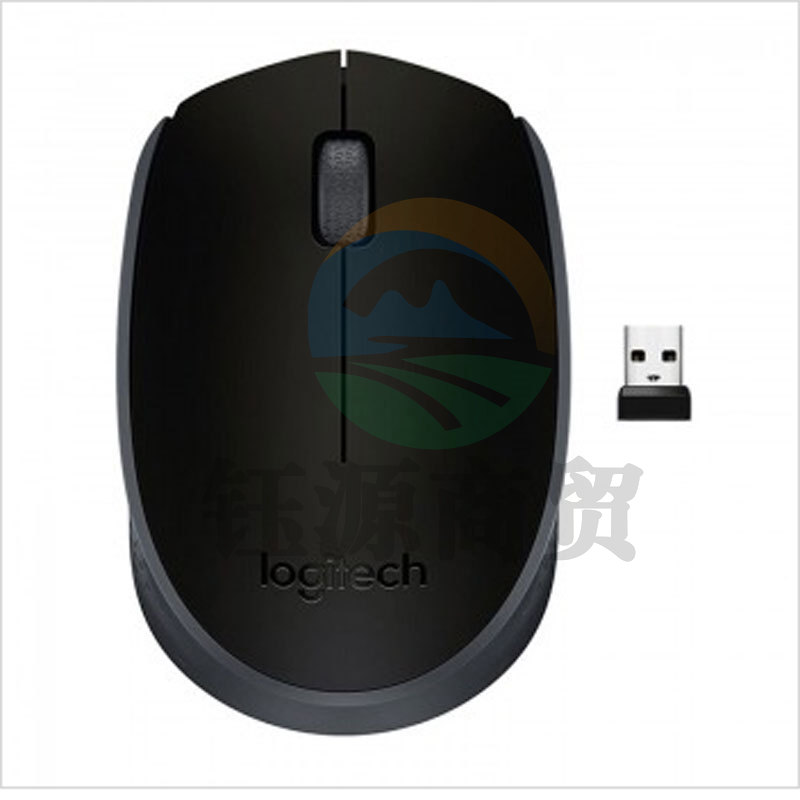 罗技M171 无线鼠标(黑色灰边)