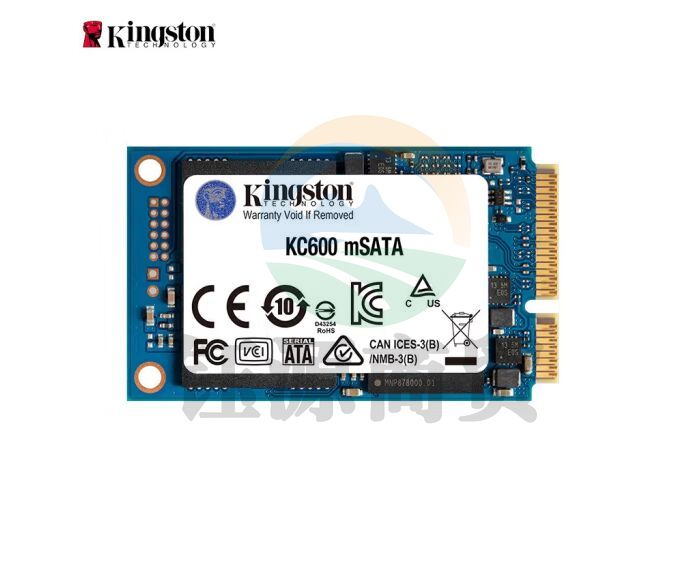 金士顿(Kingston) 256GB SSD固态硬盘 mSATA接口 KC600系列