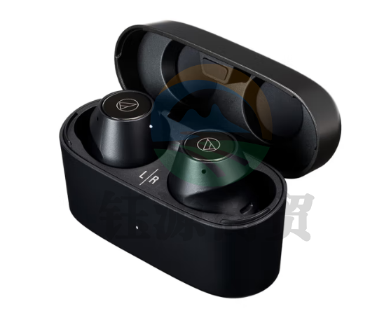 铁三角（Audio-technica）CKS30TW 真无线蓝牙5.1耳机 入耳式音乐重低音防水 兼容苹果华为小米手机 黑色