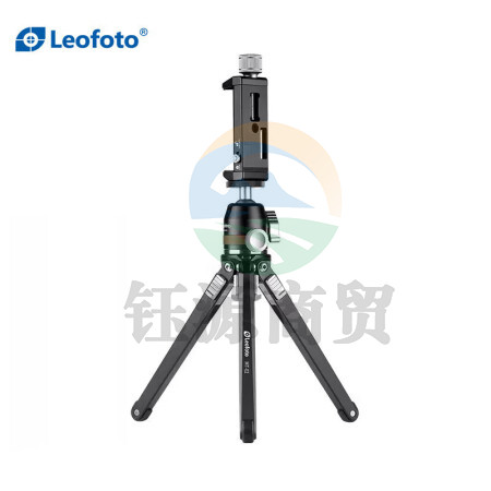 徕图(Leofoto)MT-02+MBH-19+PC-90 独立三档调节金属摄影EDC桌面三脚架