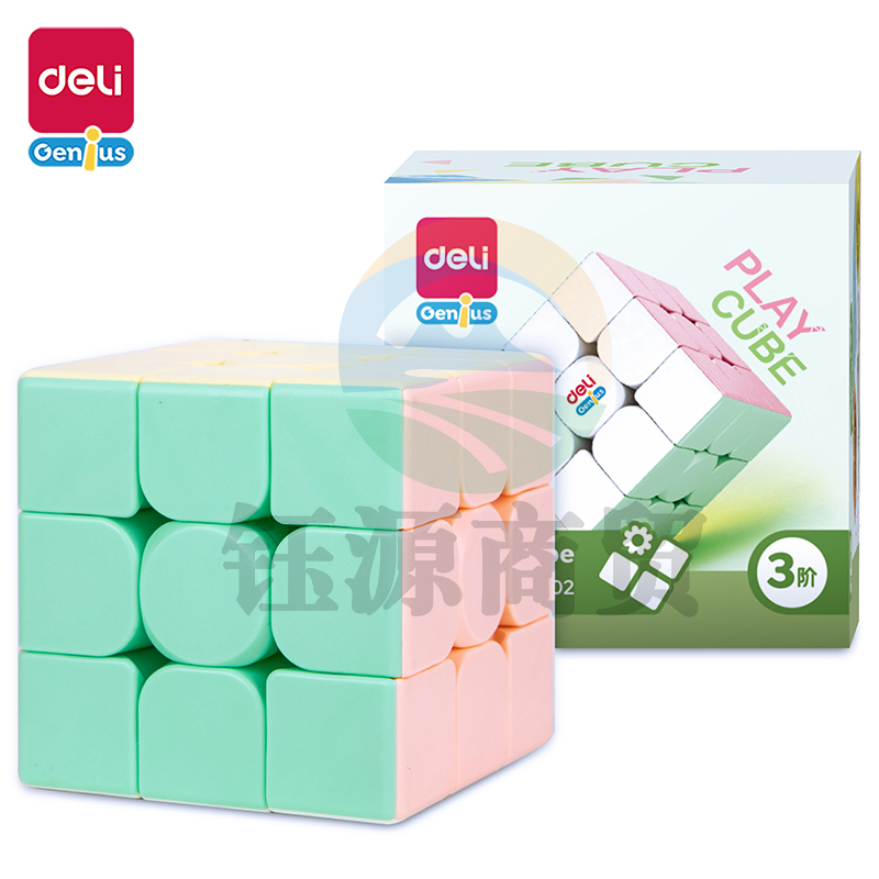 得力YP102_马卡龙色魔方3阶(混)(盒)