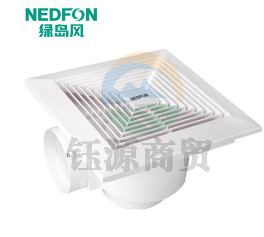 绿岛风 BPT10-22-CH/10寸 换气扇卫生间厨房管道风机吸顶式排气扇