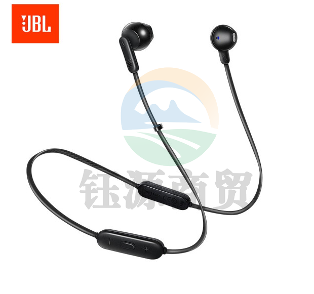 JBL TUNE215BT 无线蓝牙耳机 半入耳式运动耳麦 5.0高效传输 Type-C极速充电 超长续航 苹果安卓耳机 曜石黑