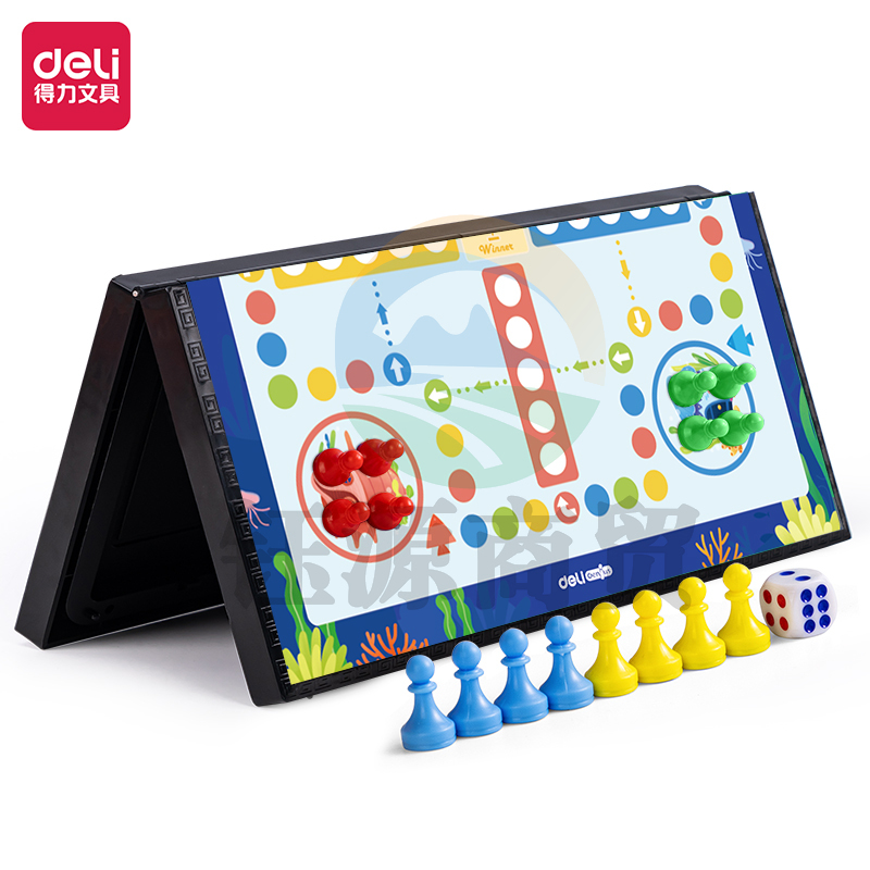 得力YW110-F_中号磁石棋-飞行棋(混)(盒)