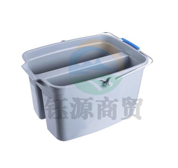 超宝B-041 双格桶物业保洁清洁小水桶拖把桶保洁工具收纳盒工具篮杂物桶