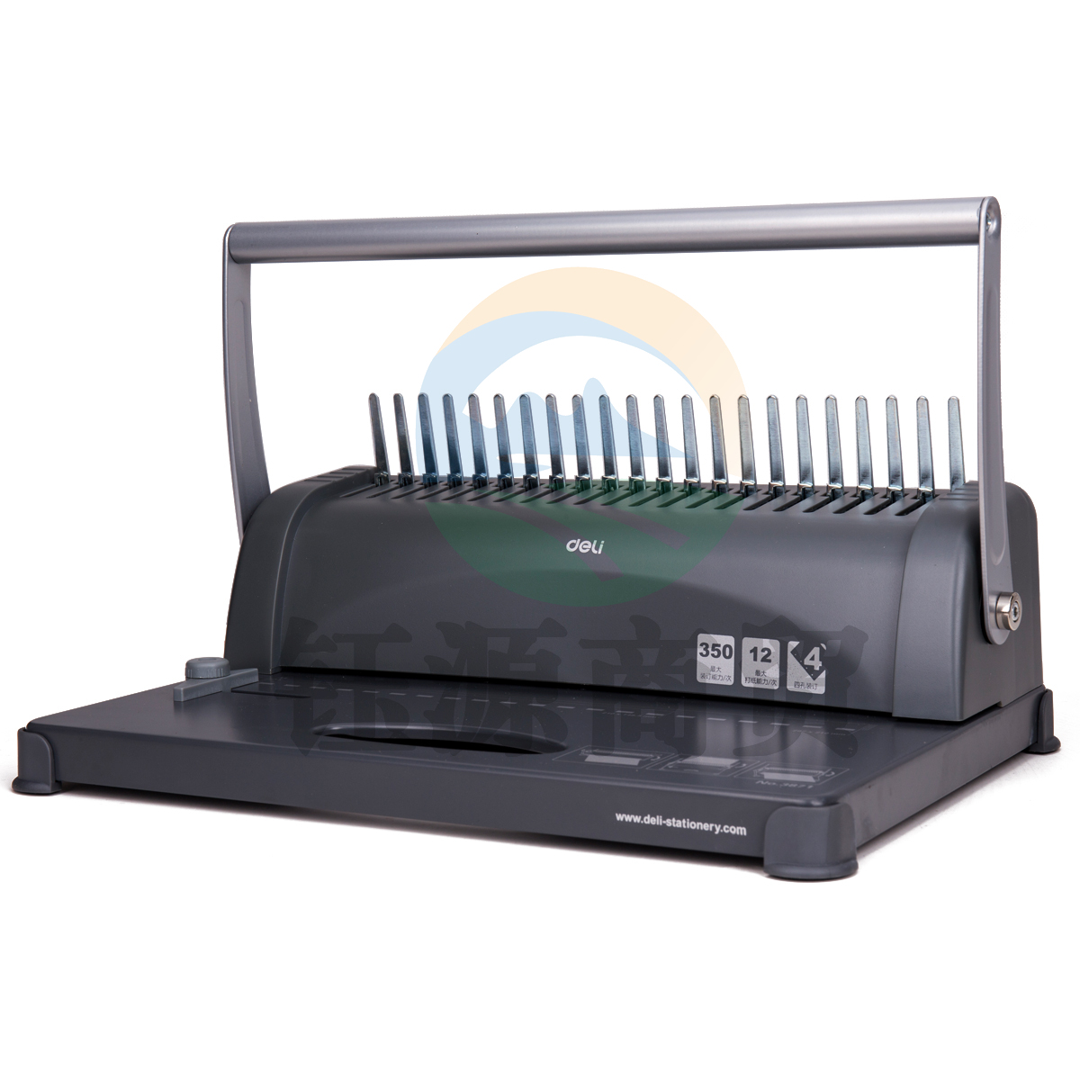 得力(deli)3871胶圈装订(黑)(台)